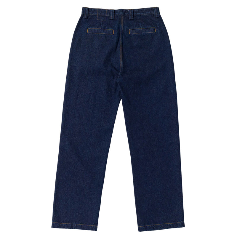 Krooked Eyes Denim Twill Jeans - Dark Rinse Denim