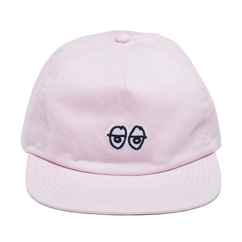 Krooked Eyes Snapback Hat - Pink