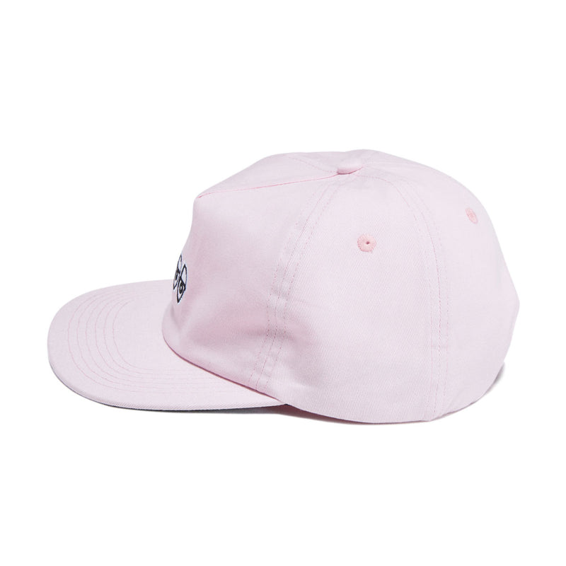 Krooked Eyes Snapback Hat - Pink