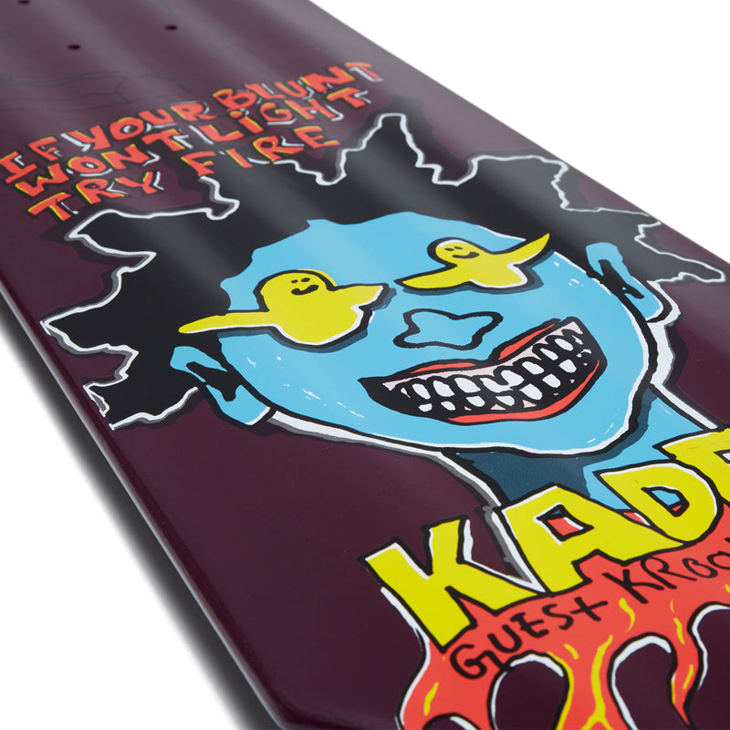 Krooked Kader Guest Tri-Plane Skateboard Deck - 9.75"