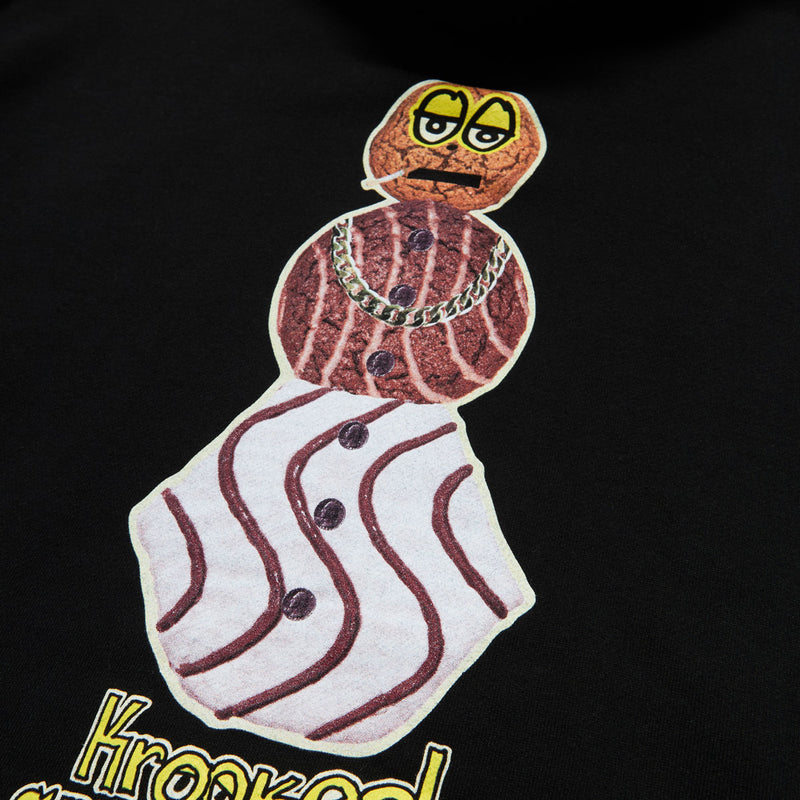 Krooked x Quartersnacks Snackman Hoodie - Black