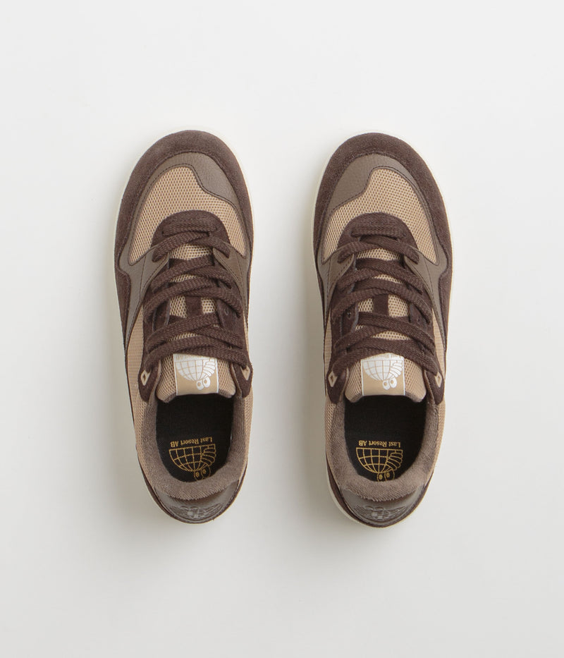 Last Resort AB CM002 Shoes in Pine Cone and White