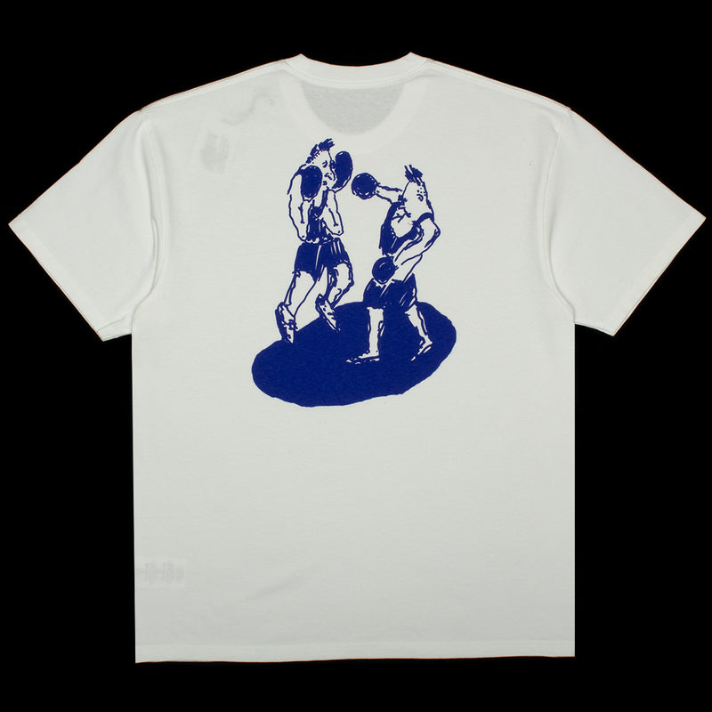 Last Resort AB x Julian Smith - Boxer S/S T-Shirt Color : White / Dirty Blue