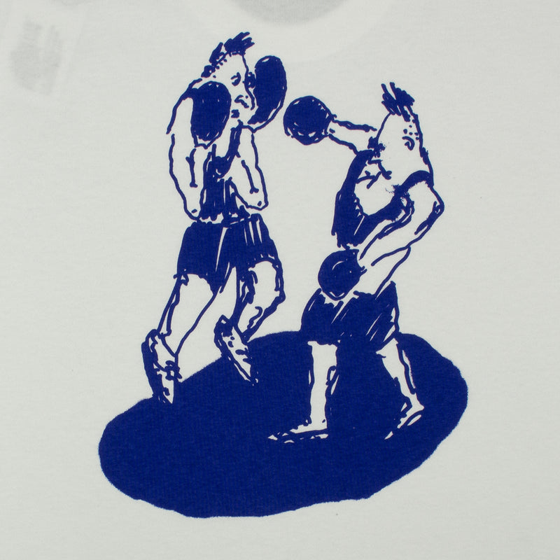 Last Resort AB x Julian Smith - Boxer S/S T-Shirt Color : White / Dirty Blue