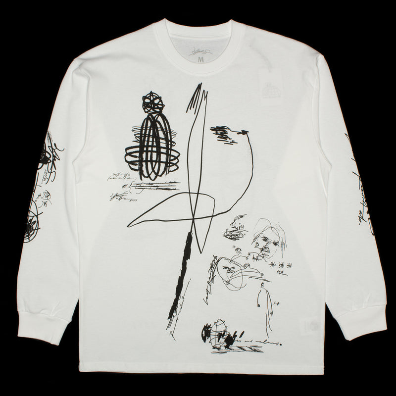 Last Resort AB x Julian Smith - Expando L/S T-Shirt Color : White / Black