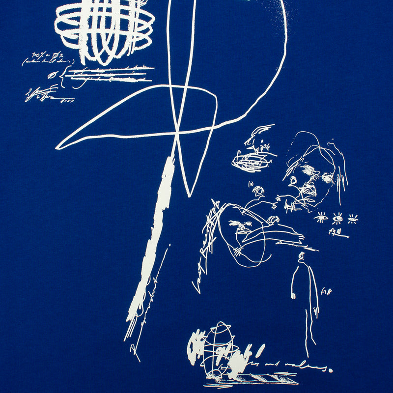 Last Resort AB x Julian Smith - Expando L/S T-Shirt Color : Blue / White