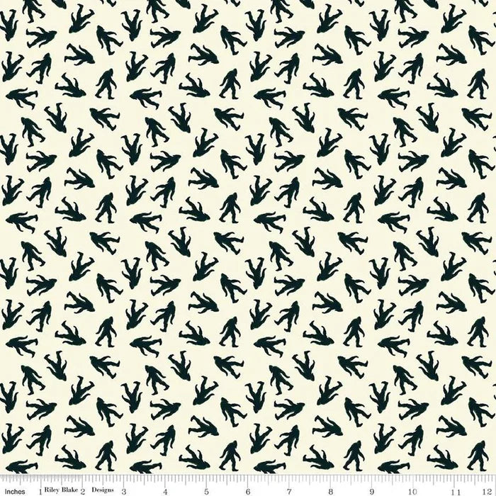 Legends of the National Parks - Bigfoot Toss Cream | Riley Blake Designs | Quilting Cotton