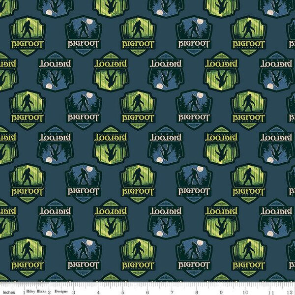 Legends of the National Parks - Shields Navy | Riley Blake Designs | Quilting Cotton