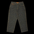 Butter Goods | Leopard Denim Jeans
Color : Black