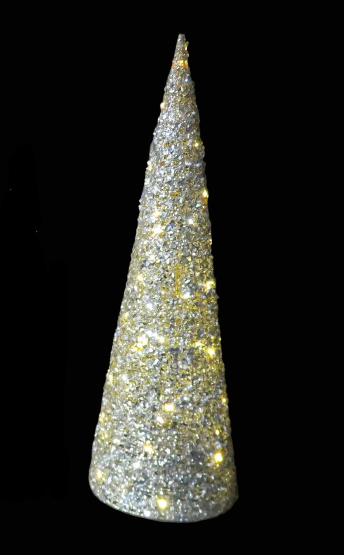 Lighted Sequined Tree