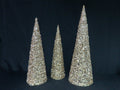 Lighted Sequined Trees