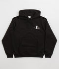 Lurpiv Orbit Logo Hoodie in Black