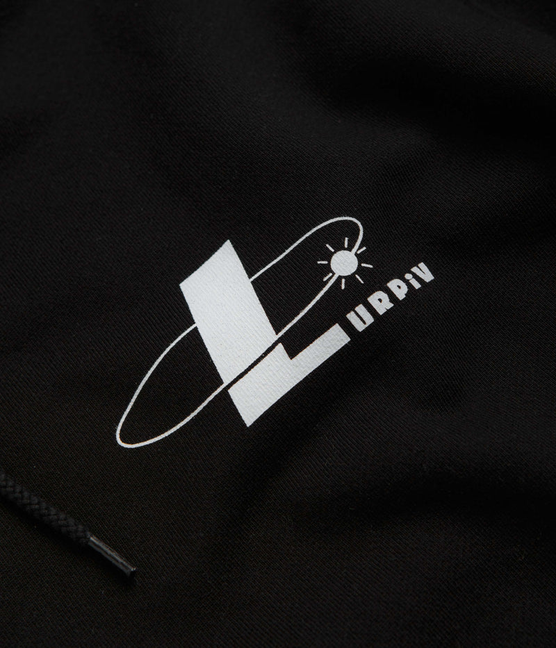 Lurpiv Orbit Logo Hoodie in Black