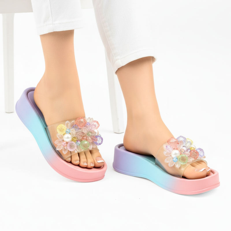 M0858 beads slipper