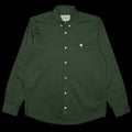 Carhartt WIP | Madison L/S Shirt
Style # I023339-2E4
Color : Sycamore Tree / Wax