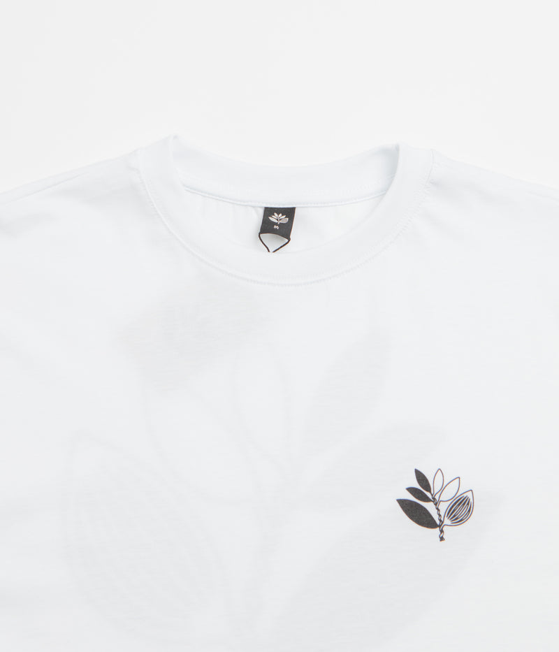 Magenta Yin T-Shirt in White