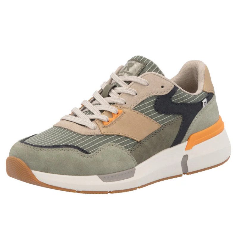 Men's Rieker Justus 02 - Pistachio/Pazifik/Olive
