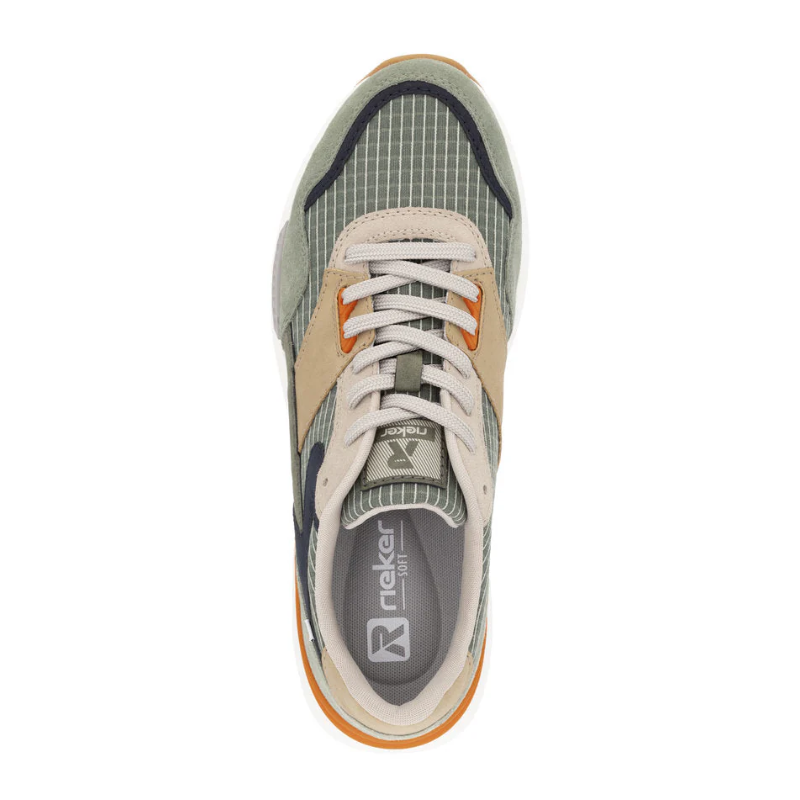 Men's Rieker Justus 02 - Pistachio/Pazifik/Olive