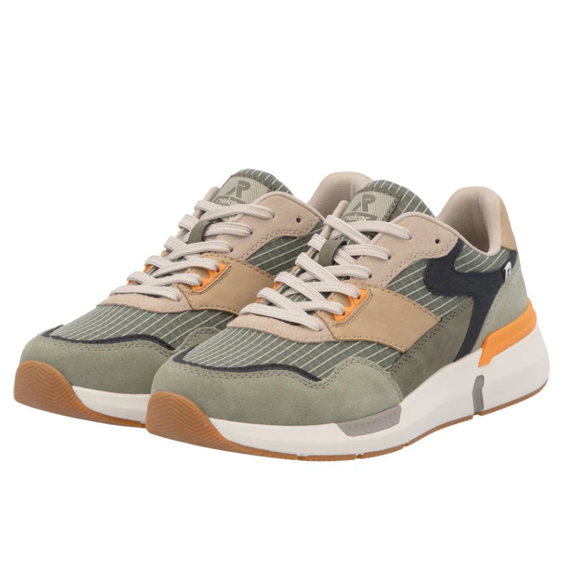 Men's Rieker Justus 02 - Pistachio/Pazifik/Olive