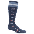 Men's Sockwell Road Trip Moderate Graduated Compression Socks – Navy