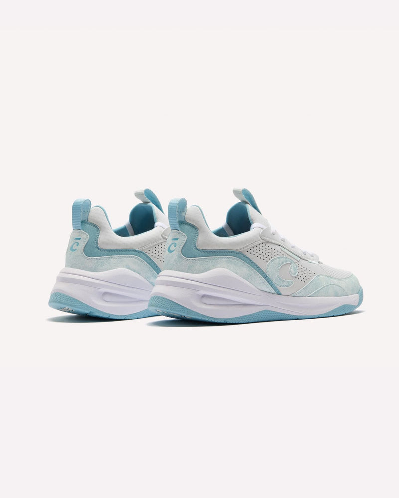 Men's Strada - White / Brushed Aqua