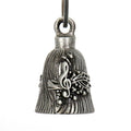 Milwaukee Leather MLB9010 'Music Notes' Motorcycle Good Luck Bell | Key Chain Accessory for Bikers