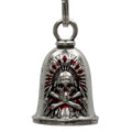 Milwaukee Leather MLB9110 Headress Motorcycle Good Luck Bell w/ Key Ring-Key Chain Accessory for Bikers