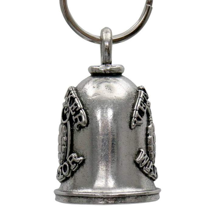 Milwaukee Leather MLB9148 Vet Biker Motorcycle Good Luck Bell w/ Key Ring-Key Chain Accessory for Bikers