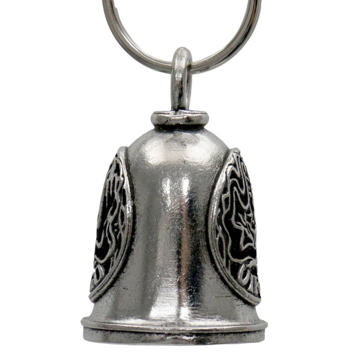Milwaukee Leather MLB9166 Zodiac Virgo Motorcycle Good Luck Bell w/ Key Ring-Key Chain Accessory for Bikers