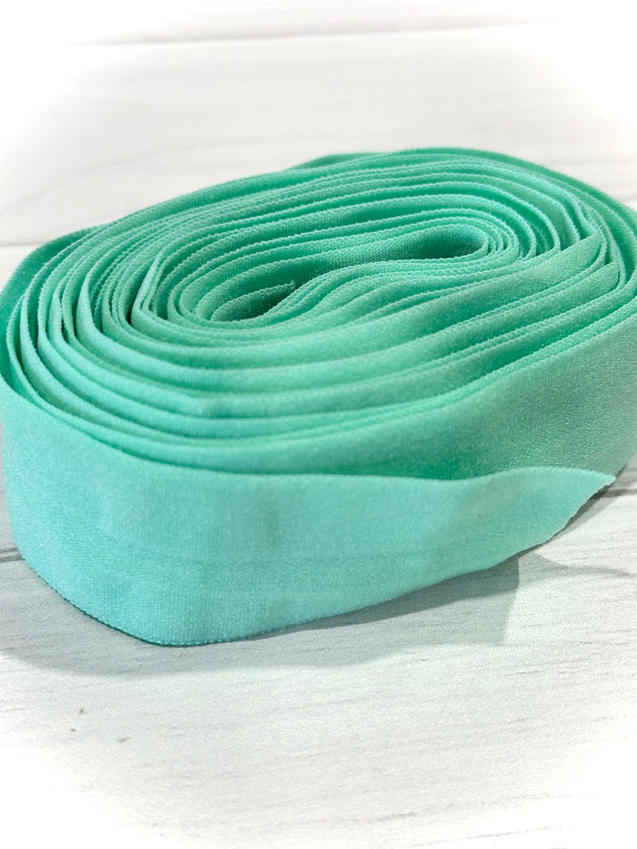 Mint | 1” Fold Over Elastic