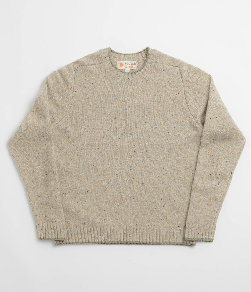 Mollusk Cambridge Sweatshirt in Oatmeal Tipped