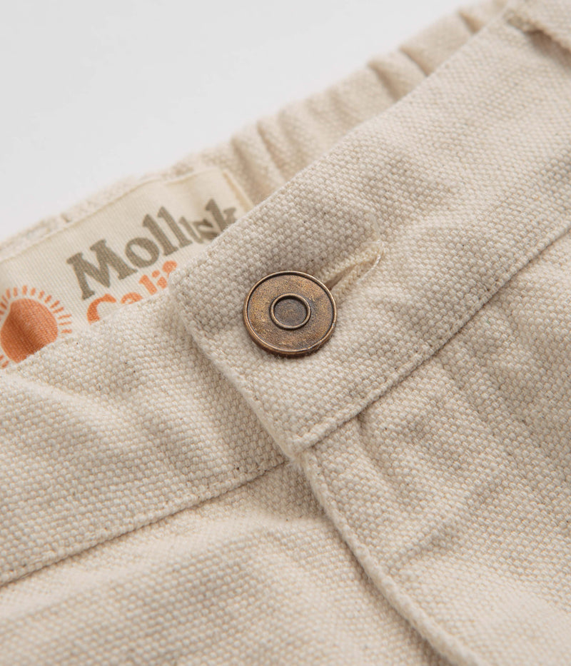 Mollusk Canvas Work Pants  in Natural