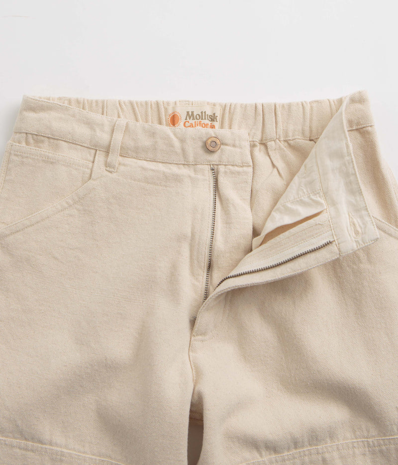 Mollusk Canvas Work Pants  in Natural