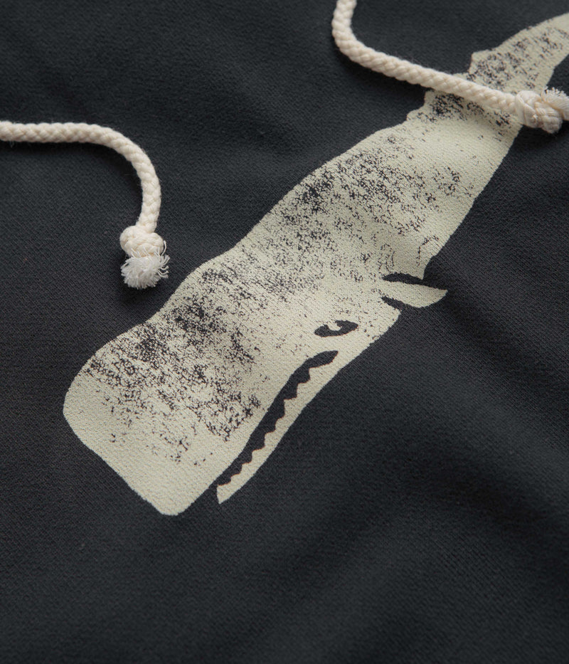 Mollusk Olde Whale Hoodie in Navy