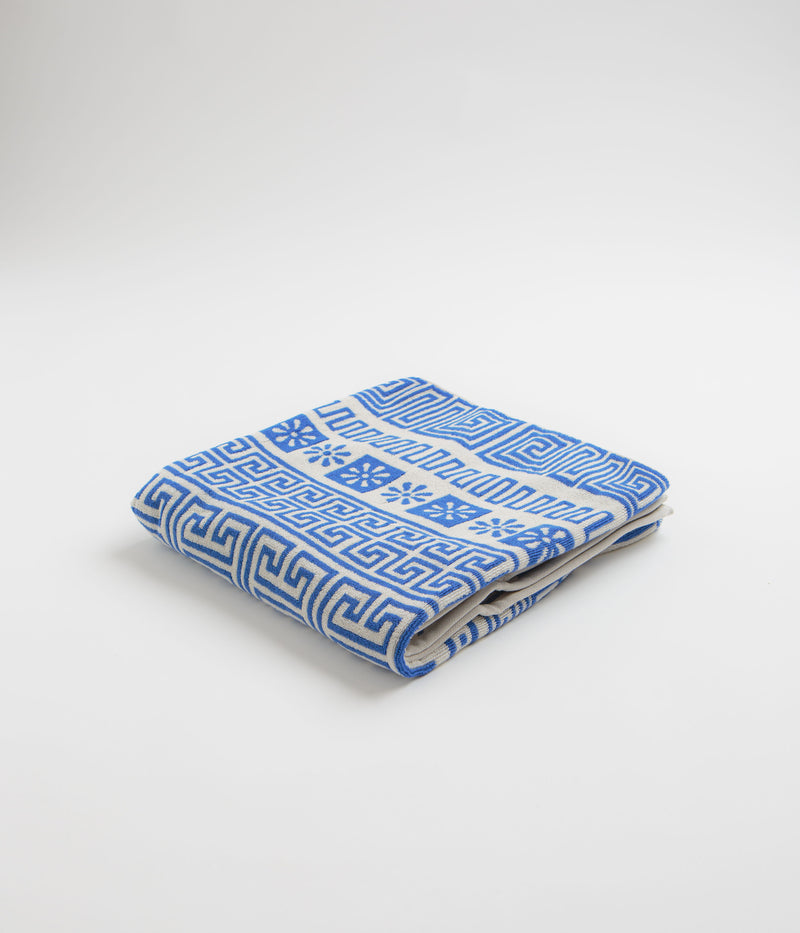 Mollusk Poseidon Towel in Blue and Natural