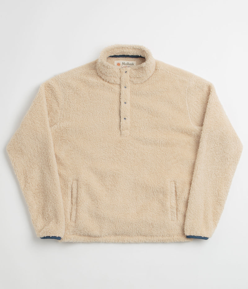 Mollusk Shaggy Sweatshirt in Natural