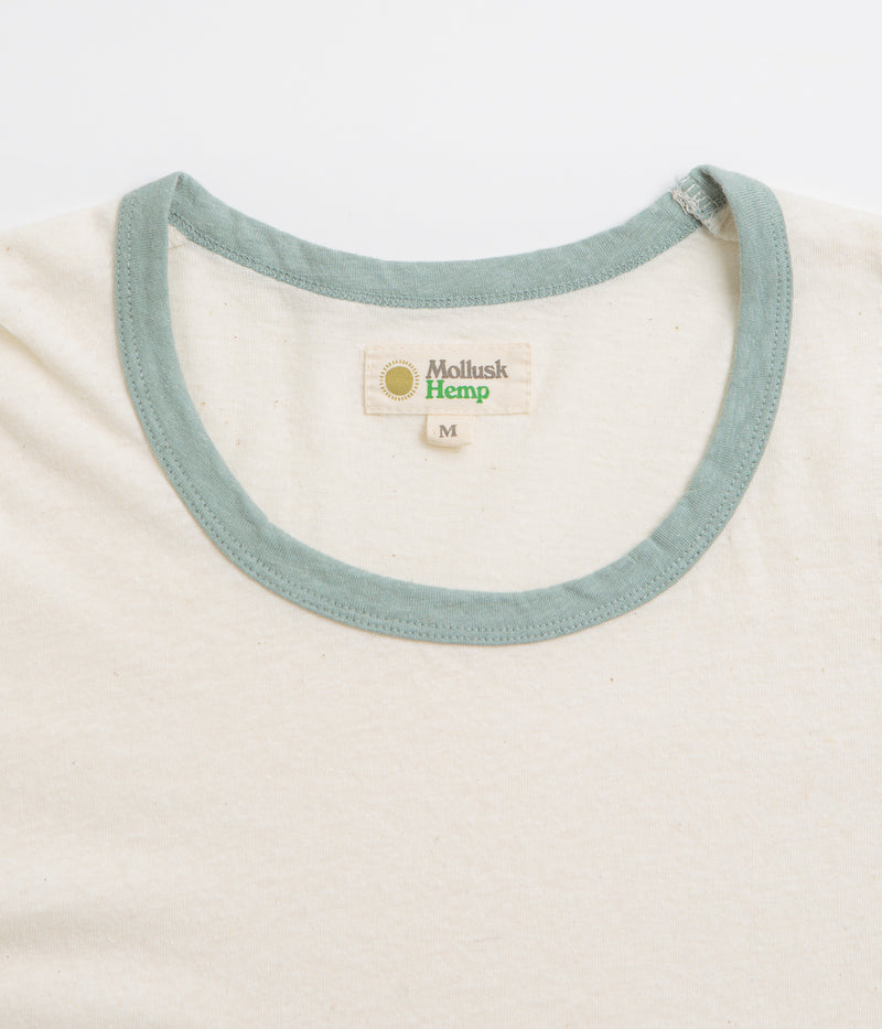 Mollusk Womens Ringer T-Shirt in Super Natural