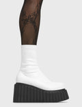 Muster Up Chunky Ankle Creeper Boots lamodawebsite