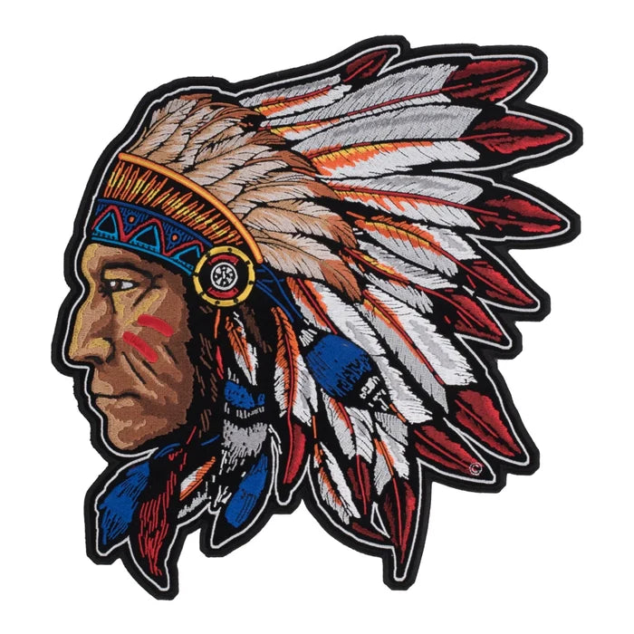 Native American Chief Headdress Patch