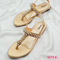 Nazia Gold Thongs - MYRO