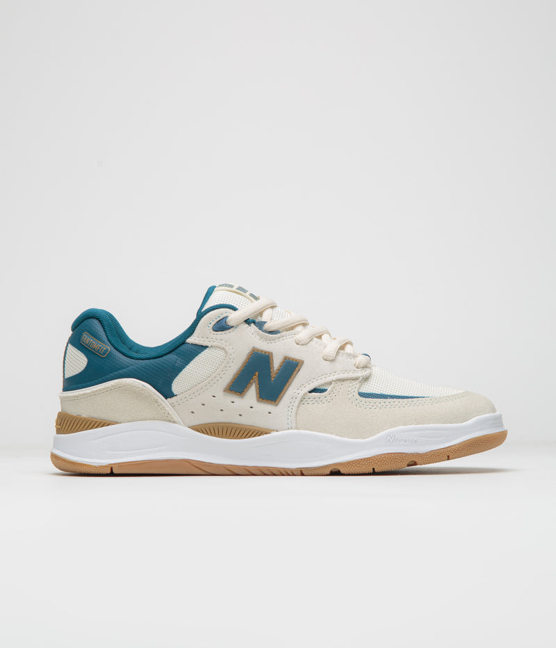 New Balance Numeric 1010 Tiago Lemos Shoes in Sea Salt and Teal