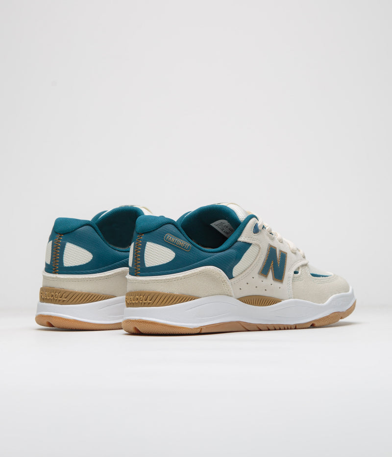 New Balance Numeric 1010 Tiago Lemos Shoes in Sea Salt and Teal