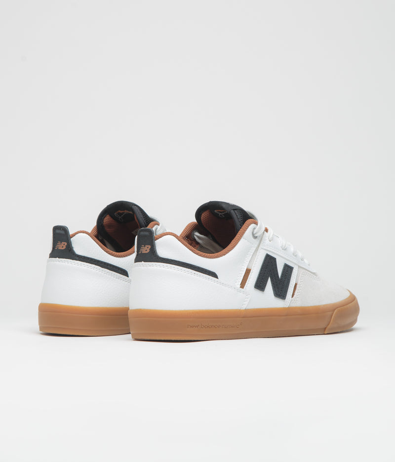 New Balance Numeric 306 Jamie Foy Shoes in Sea Salt and Gum / Black