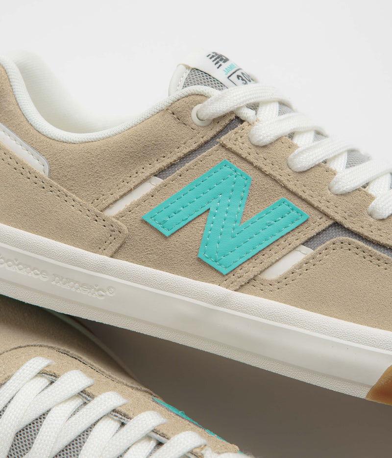 New Balance Numeric 306 Jamie Foy Shoes in Tan and Turquoise