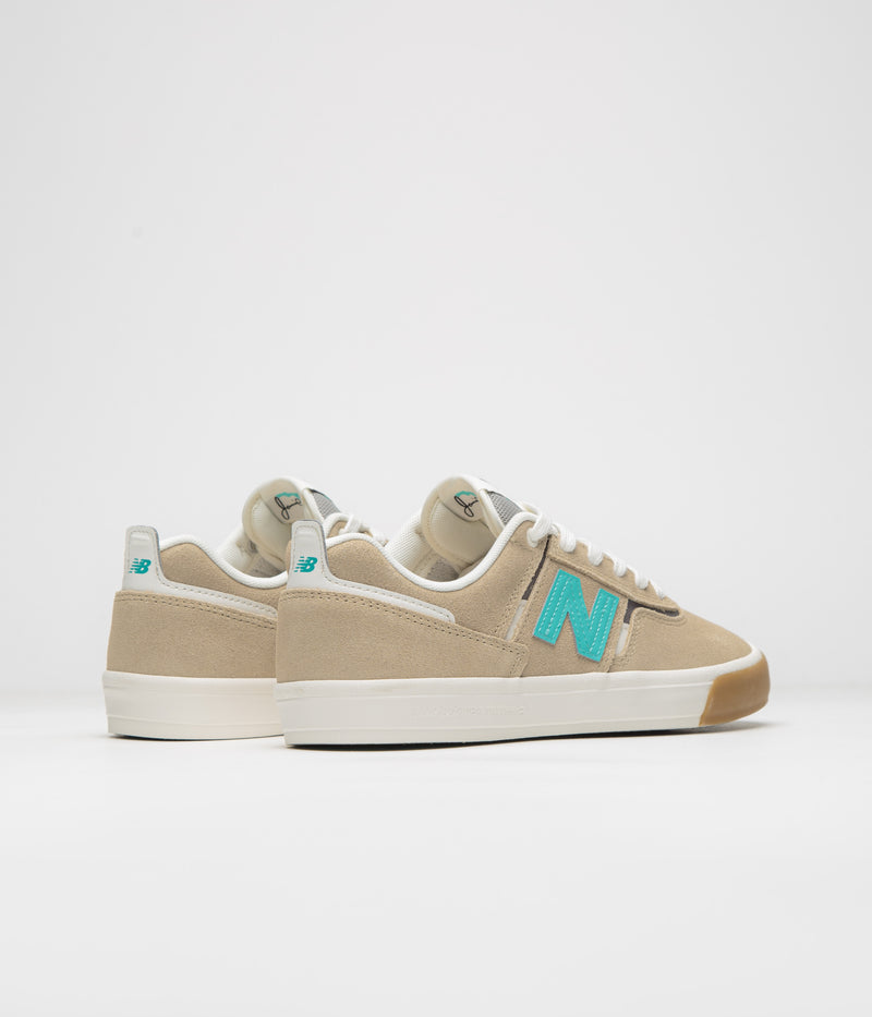 New Balance Numeric 306 Jamie Foy Shoes in Tan and Turquoise