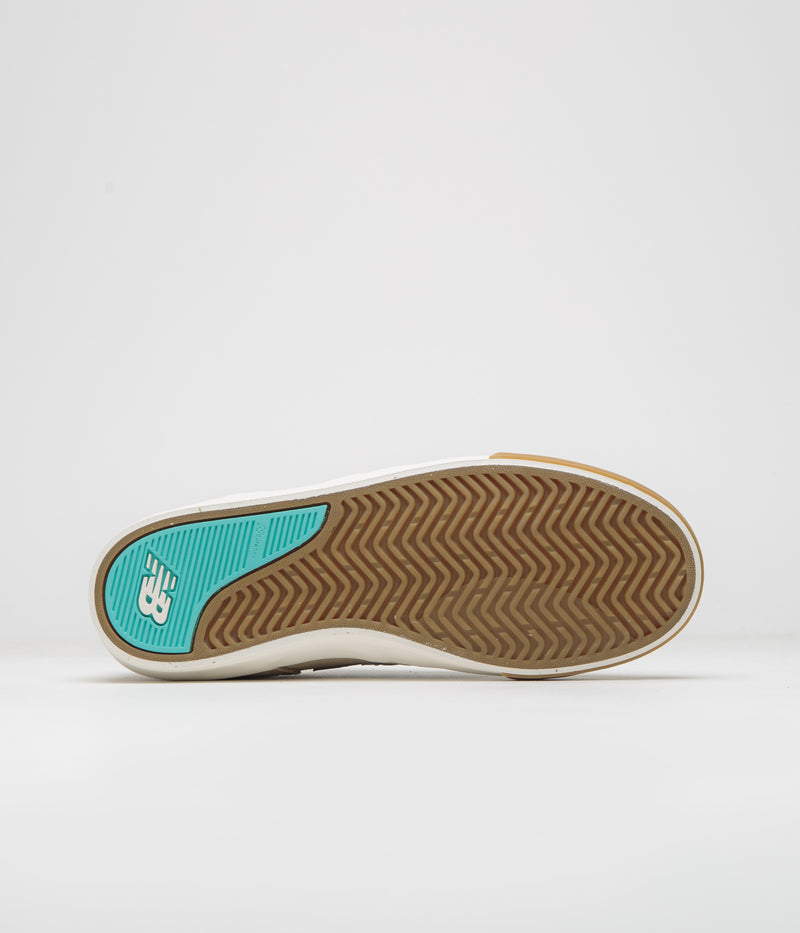 New Balance Numeric 306 Jamie Foy Shoes in Tan and Turquoise