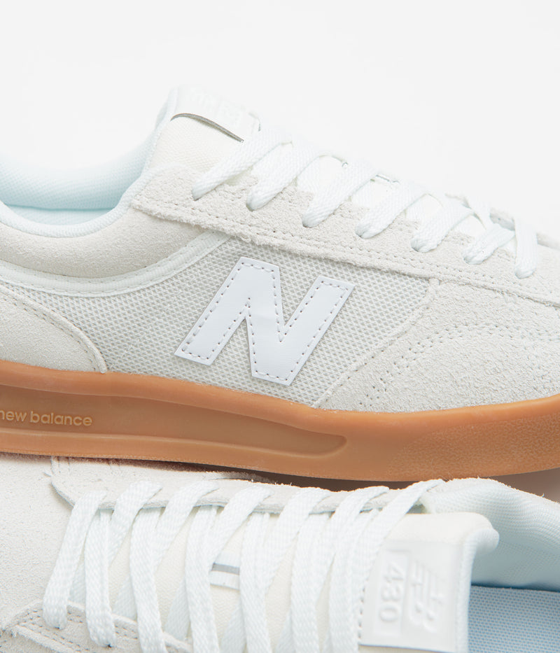 New Balance Numeric 430 Shoes in Sea Salt
