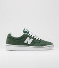 New Balance Numeric 480 Shoes in Forest Green and White