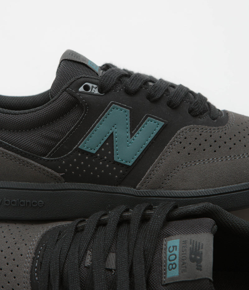 New Balance Numeric 508 Brandon Westgate Shoes in Black Cement