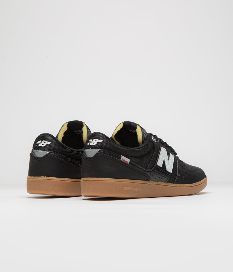 New Balance Numeric 508 Brandon Westgate Shoes in Black and Gum / Black
